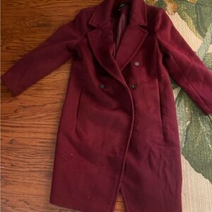 Banana Republic Women's Burgundy Trench Coat